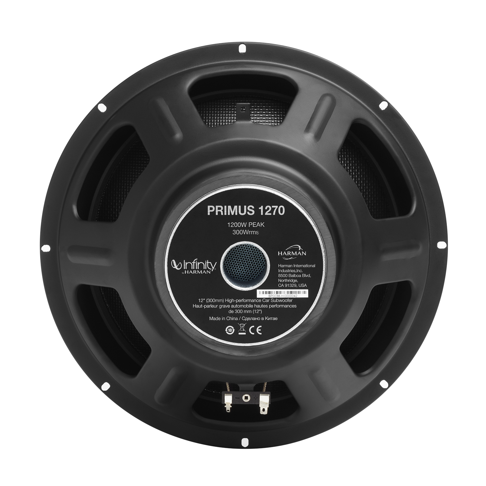 Foto 2 | Subwoofer Infinity Primus1270 Negro 12 Pulgadas