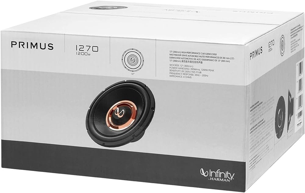 Foto 3 | Subwoofer Infinity Primus1270 Negro 12 Pulgadas