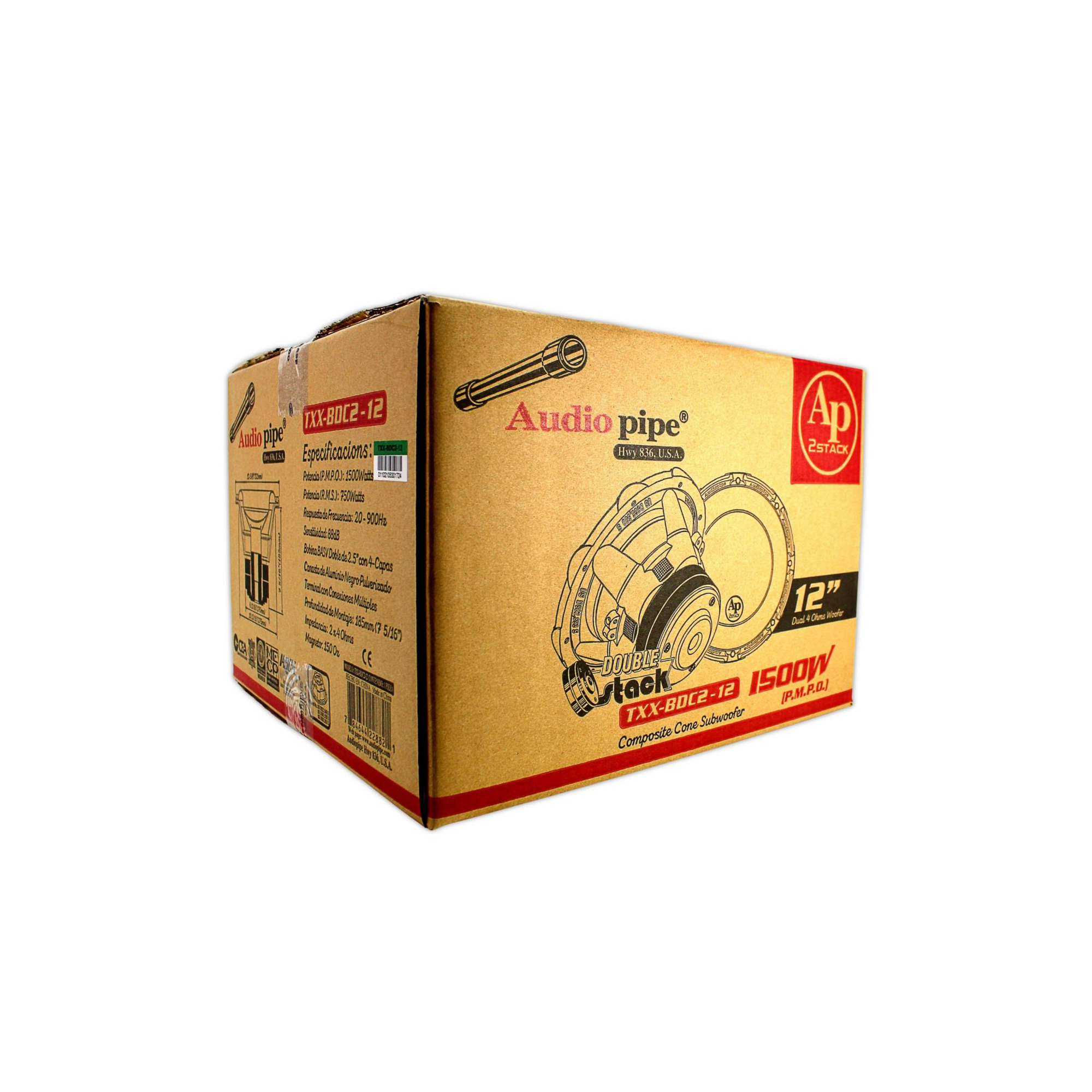 Foto 5 | Subwoofer Audiopipe Txxbdc212 1500w 12plg