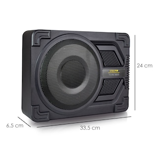 Foto 2 | Subwoofer 10pulg Amplificado Steelpro Nano1000 1000w Color Negro