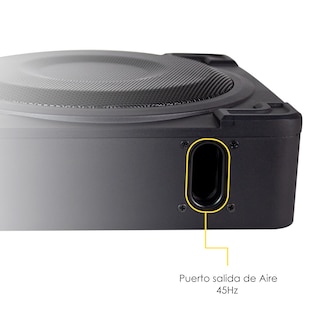 Foto 3 | Subwoofer 10pulg Amplificado Steelpro Nano1000 1000w Color Negro