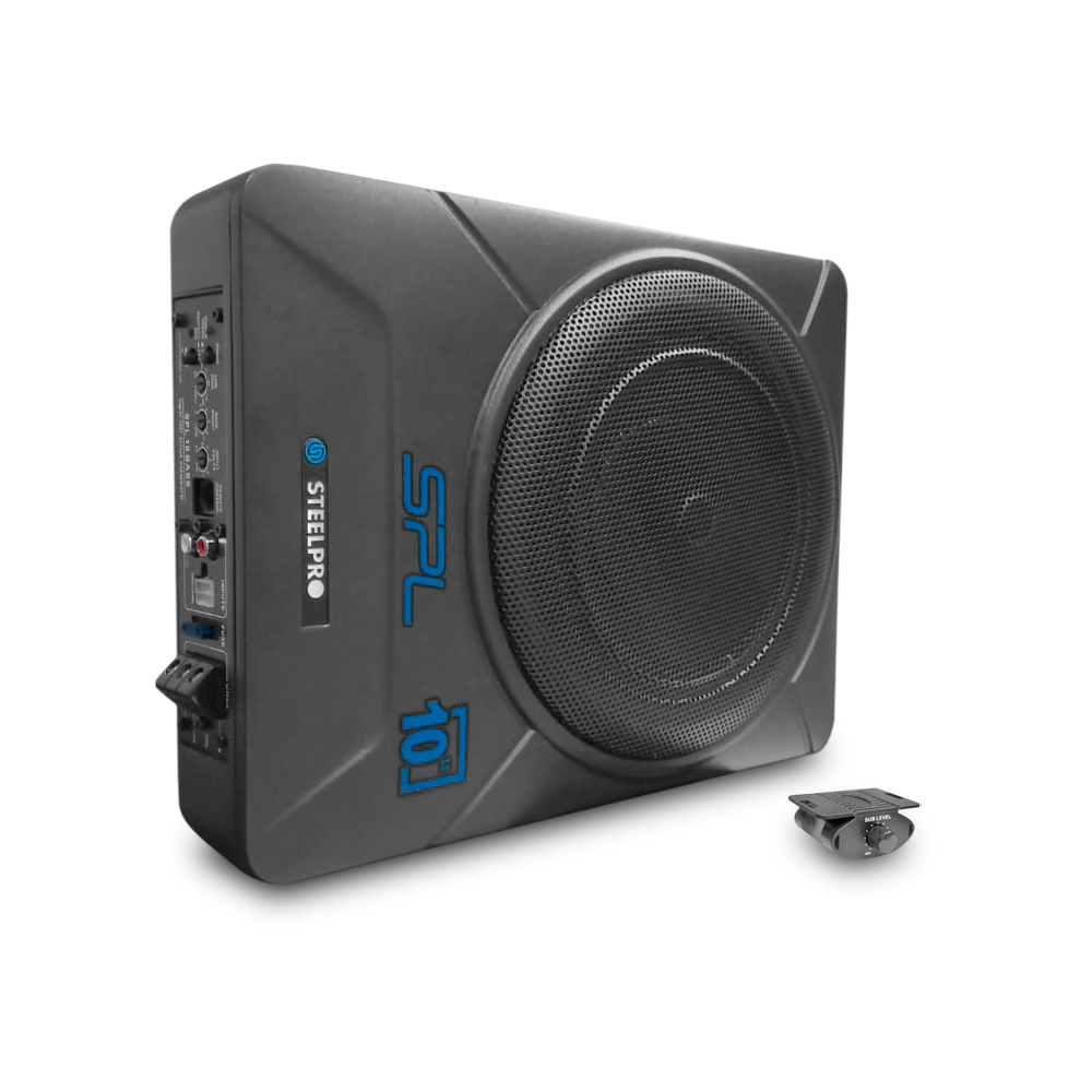 Subwoofer Amplificado 10 Autopower 800w By Steelpro Color Negro