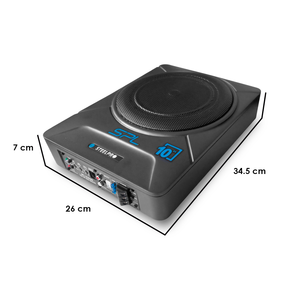 Foto 3 pulgar | Subwoofer Amplificado 10 Autopower 800w By Steelpro Color Negro