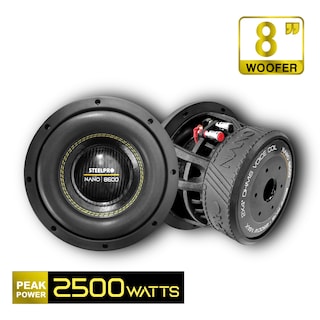 Foto 2 | Subwoofer Steelpro 8 Pulgadas Competencia 4+4 Ohm 2500w Nano Negro