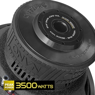 Foto 2 | Subwoofer Steelpro 12 Pulgadas Openshow 3500w Fibra Carbono Negro