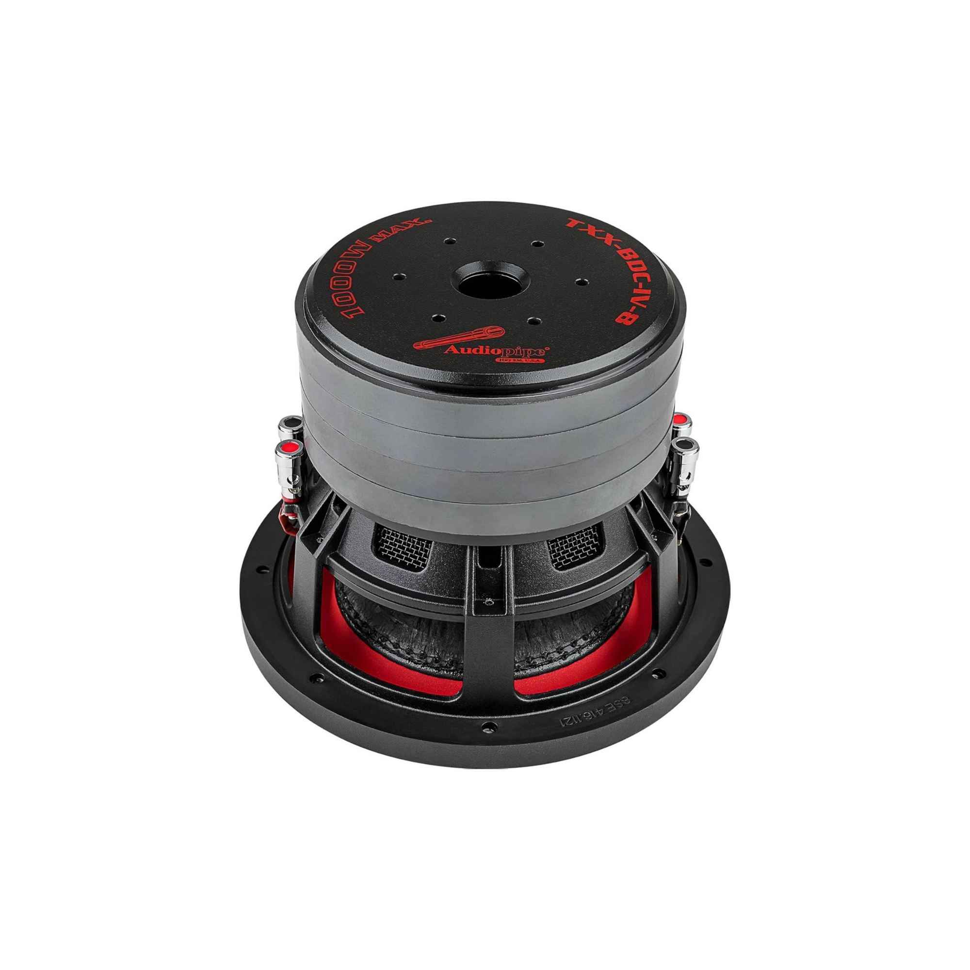 Foto 7 pulgar | Subwoofer 8 " Audiopipe Negro Txxbdciv8 1000w Cono Kevlar