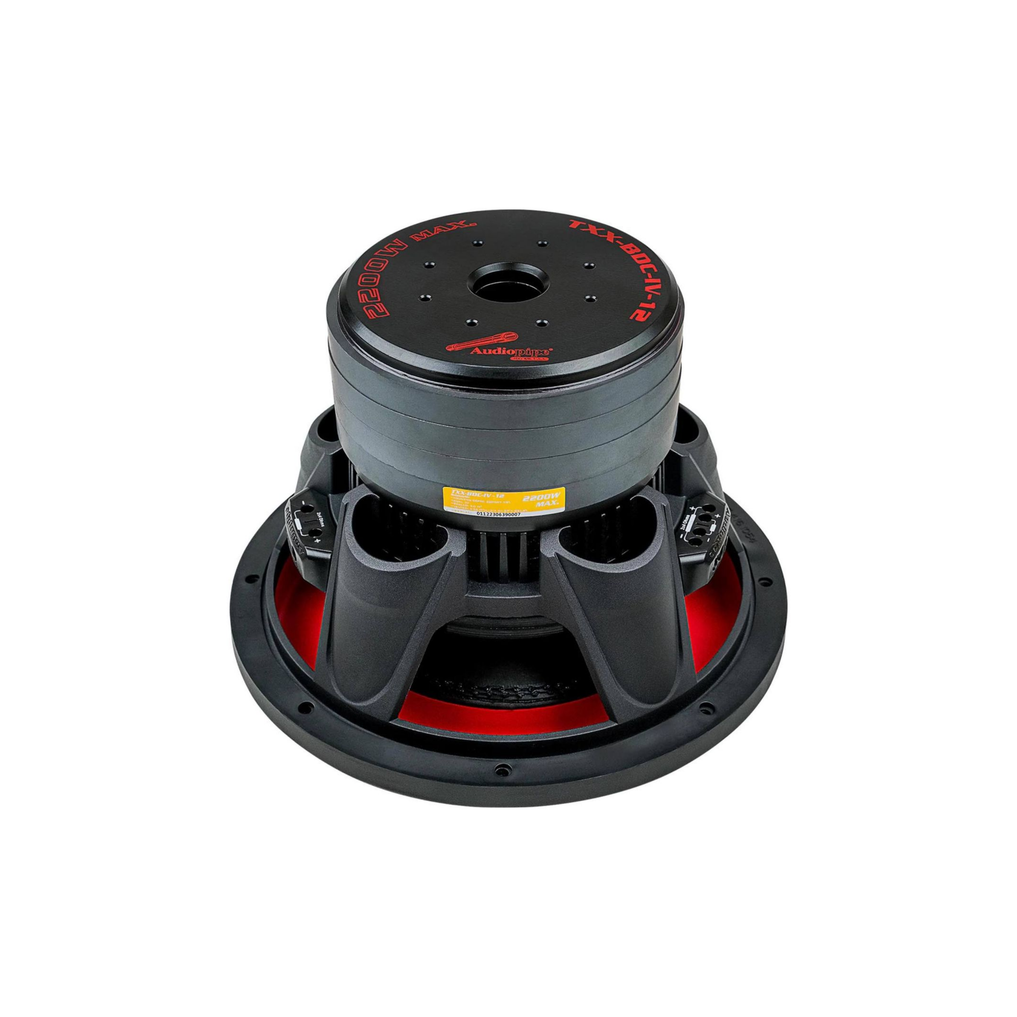 Foto 6 pulgar | Subwoofer 12 " Audiopipe Negro Txxbdciv12 2200w Cono Kevlar