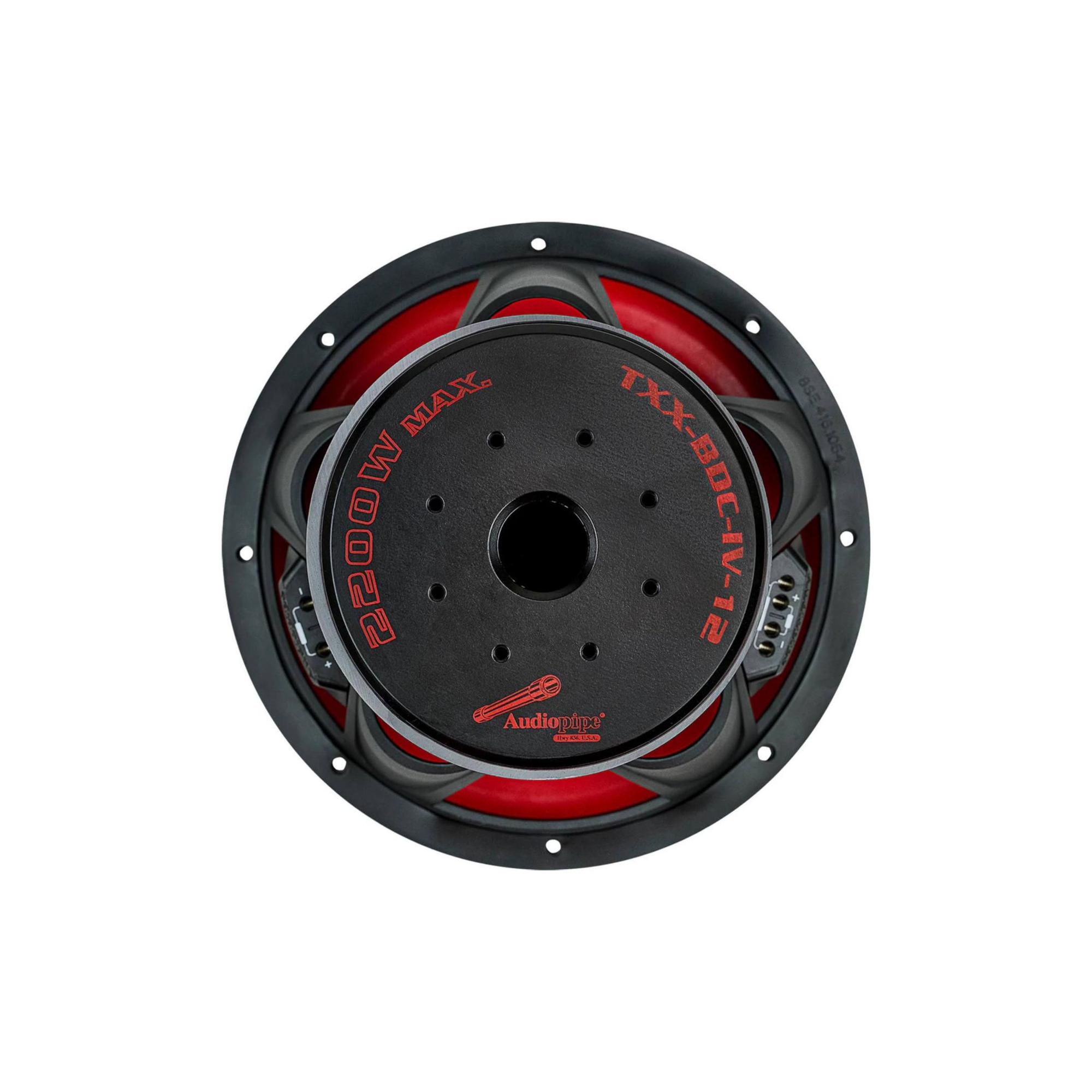 Foto 7 pulgar | Subwoofer 12 " Audiopipe Negro Txxbdciv12 2200w Cono Kevlar