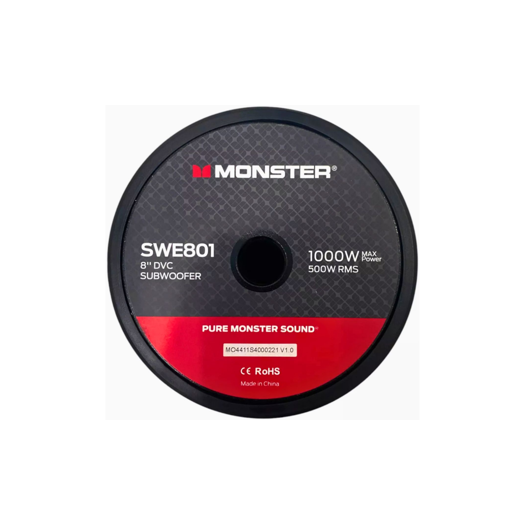 Foto 7 pulgar | Subwoofer 8 Plg Monster Swe801 1000w 4 Ohms Doble Bobina