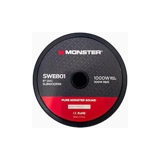 Foto 6 | Subwoofer 8 Plg Monster Swe801 1000w 4 Ohms Doble Bobina