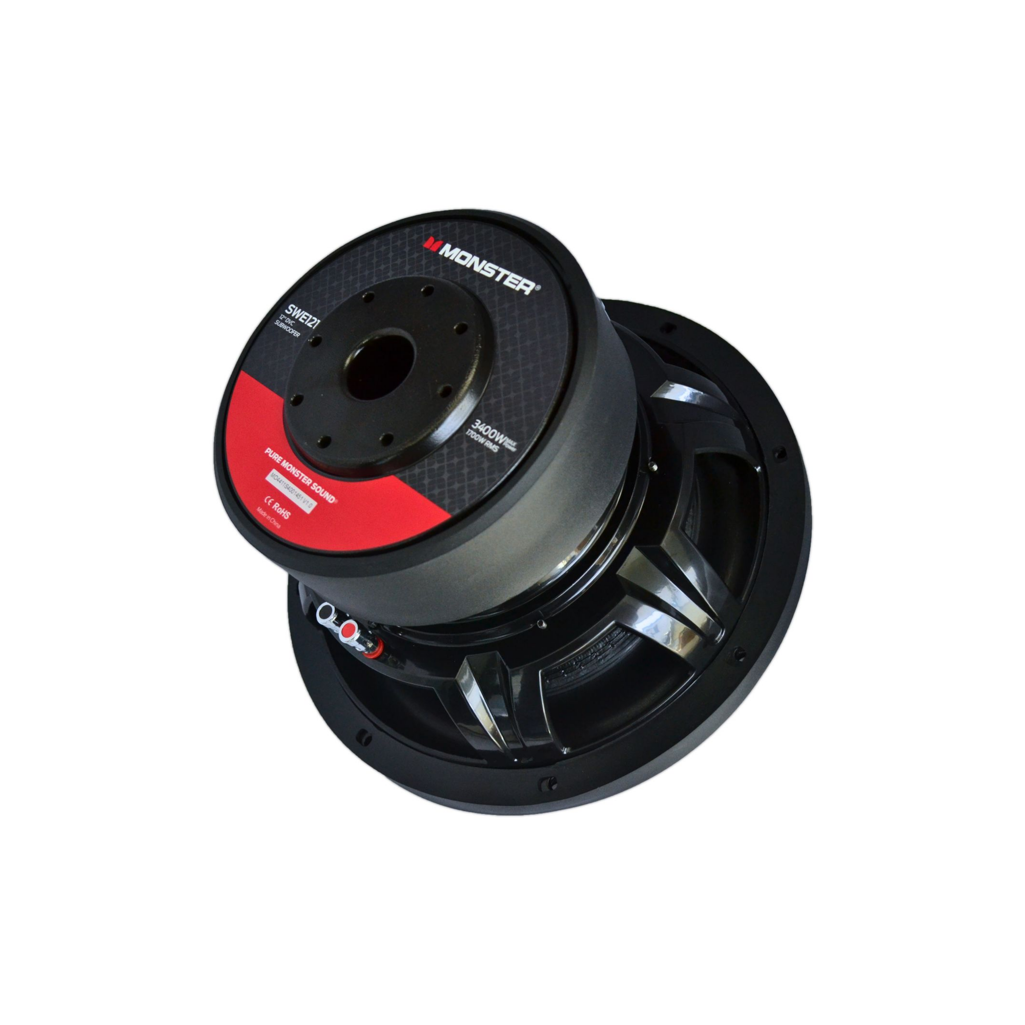 Foto 7 pulgar | Subwoofer 12 Plg Monster Swe121 3400w 4 Ohms Doble Bobina