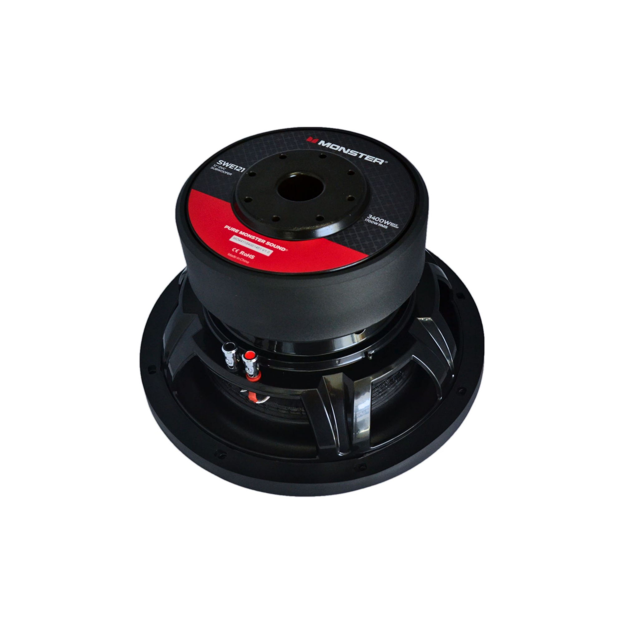 Foto 8 pulgar | Subwoofer 12 Plg Monster Swe121 3400w 4 Ohms Doble Bobina