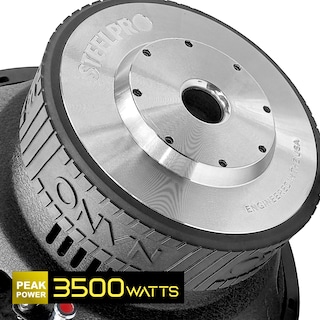 Foto 2 | Subwoofer 12 Pulg 3500w Dustcap Fibra Carbono By Steelpro