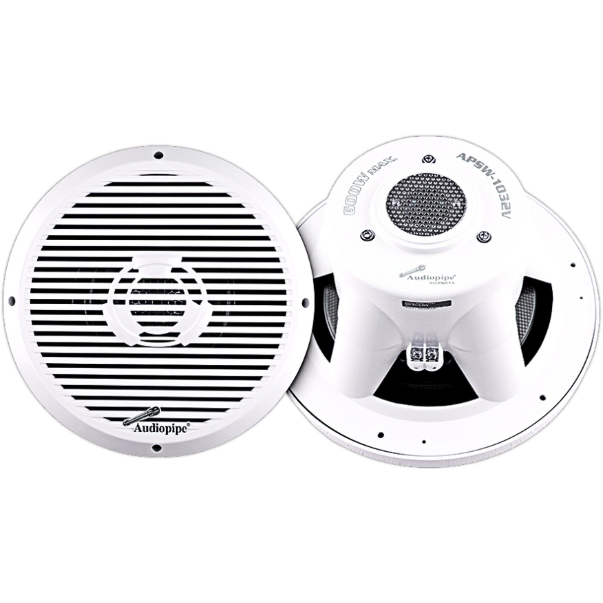 Subwoofer Marino Audiopipe Apsw-1032v 10 Plg 600w 4 Ohms $3,363
