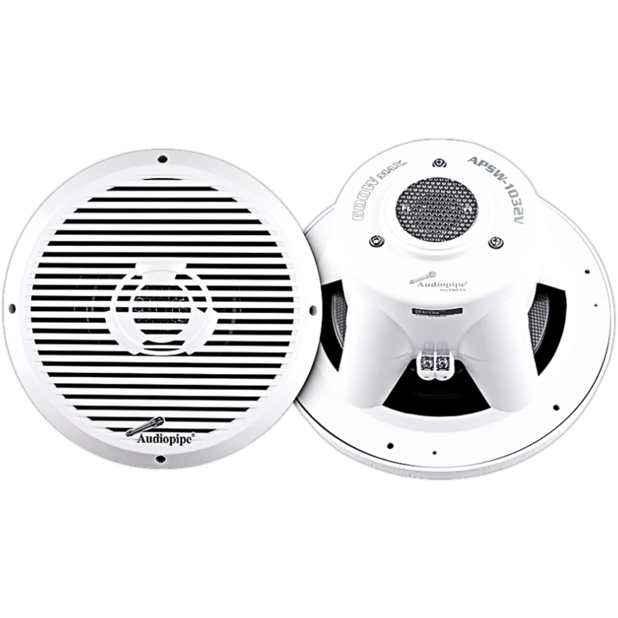 Subwoofer Marino Audiopipe Apsw-1032v 10 Plg 600w 4 Ohms