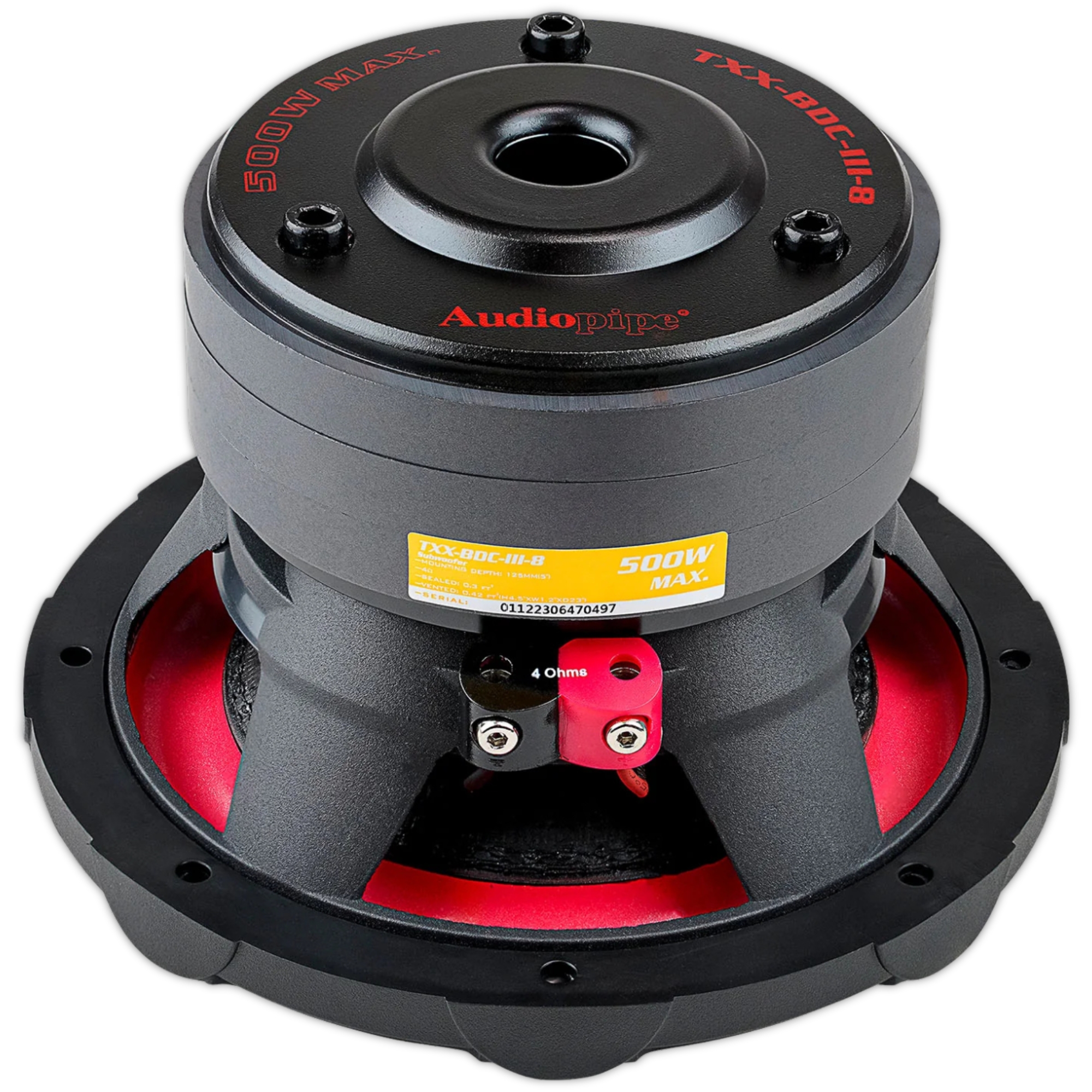 Foto 6 pulgar | Subwoofer Audiopipe Txx-bdc-iii-8 500w 8 Plg Doble Bobina 4o
