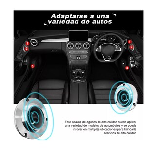 Foto 4 | Par de Tweeters Eo Safe Imports Esi-8604 color Plata Bala de Titanio Bocinas para Carros 4 Pulgadas