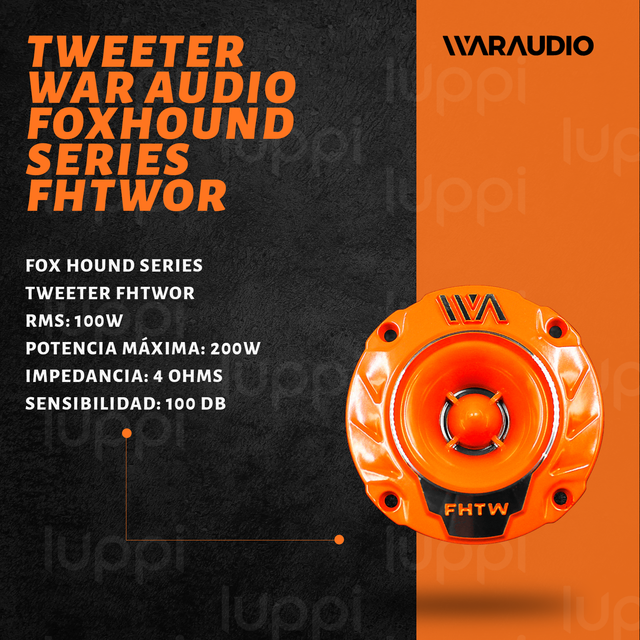 Foto 3 pulgar | Tweeter Bala Pro War Audio Fhtwor de 200 W