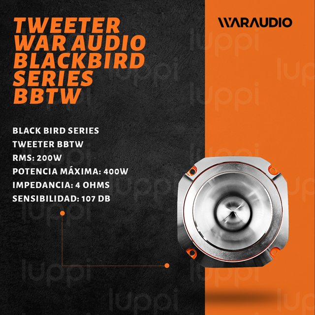 Foto 2 | Tweeter Bala Pro War Audio Bbtw de 400 W