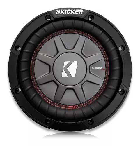 Subwoofer Kicker Cwrt67 color Negro Plano 6.75 '' Doble Bobina