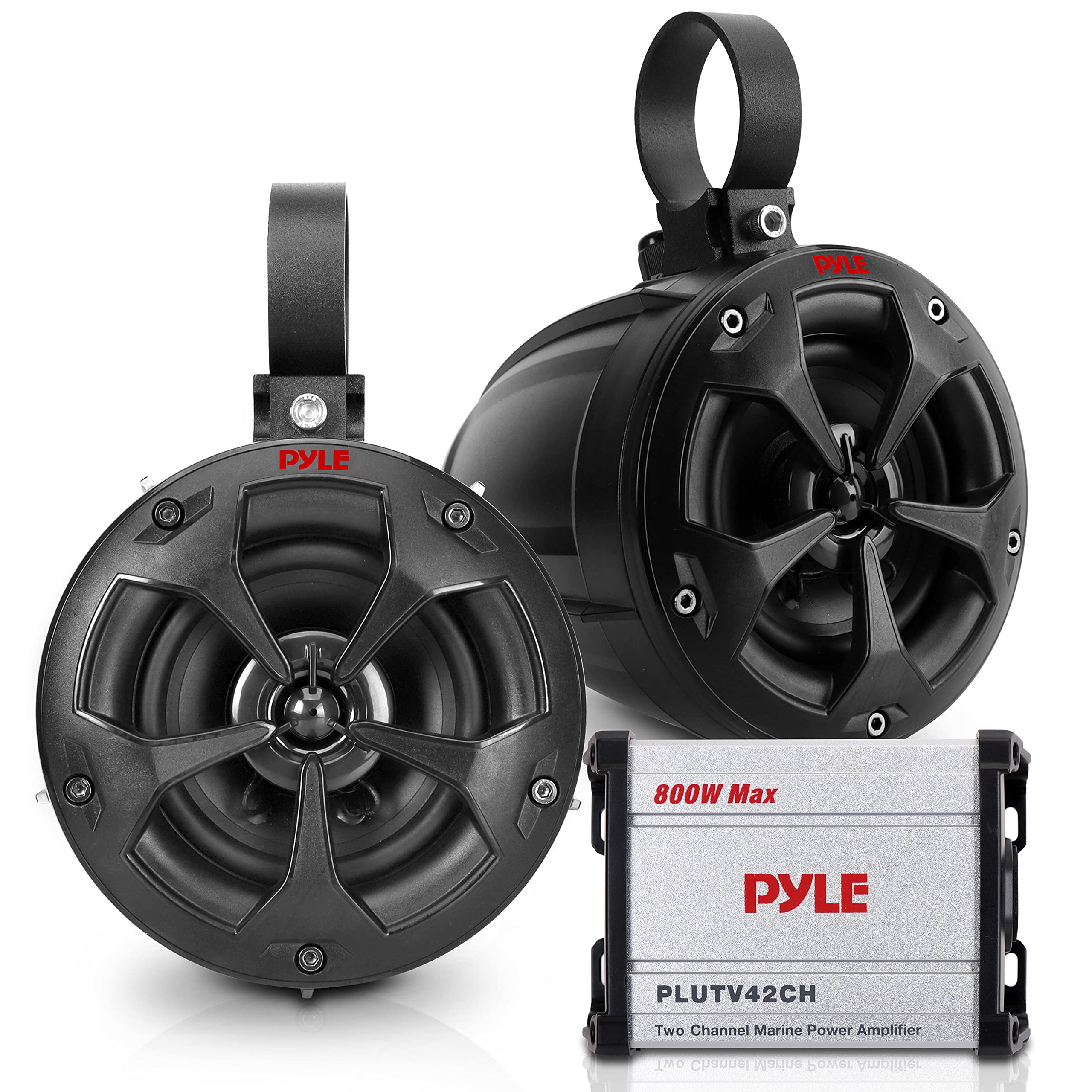 Altavoces Marinos Pyle de 800 w con Amplificador 4 a Prueba de Agua - Venta Internacional $3,107