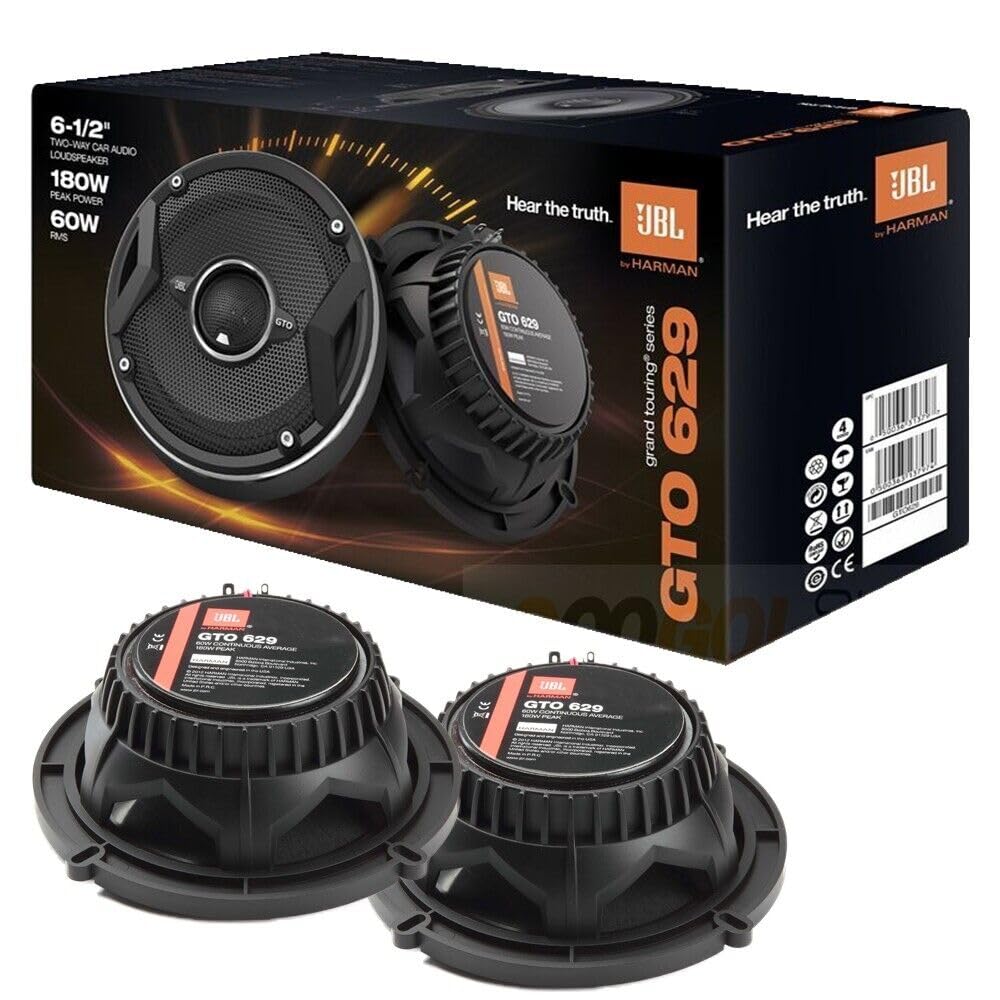 Foto 2 pulgar | Altavoces para Coche JBL GTO629 de 6.5 Pulgadas 180W 3 Ohmios Negros - Venta Internacional