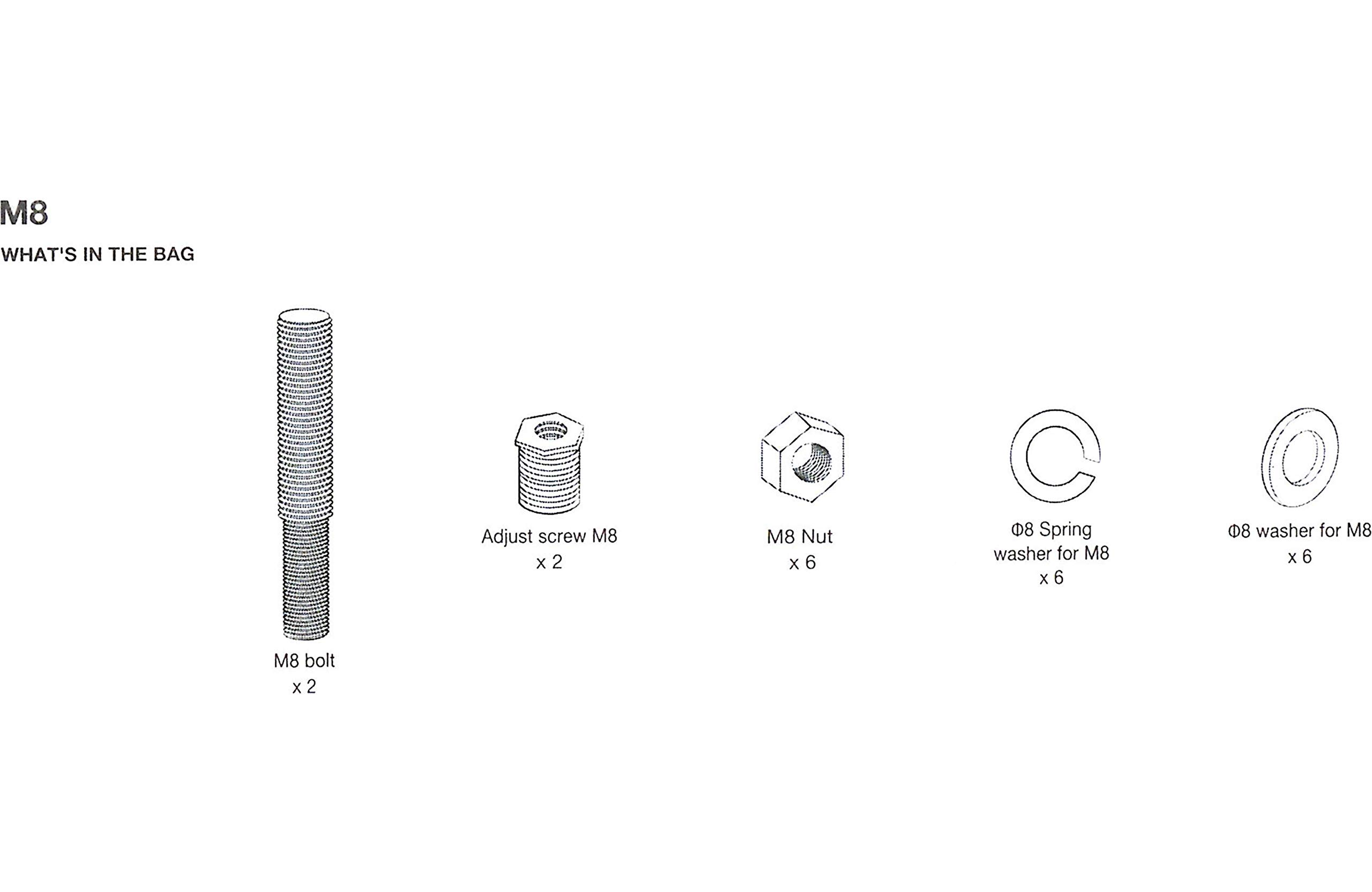 Foto 3 pulgar | Kit De Tornillos Jbl Cruise Pwsacccruisem10 De 10 Mm Para Motocicleta - Venta Internacional.