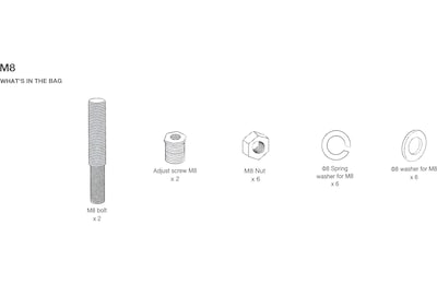 Foto 2 | Kit De Tornillos Jbl Cruise Pwsacccruisem10 De 10 Mm Para Motocicleta - Venta Internacional.