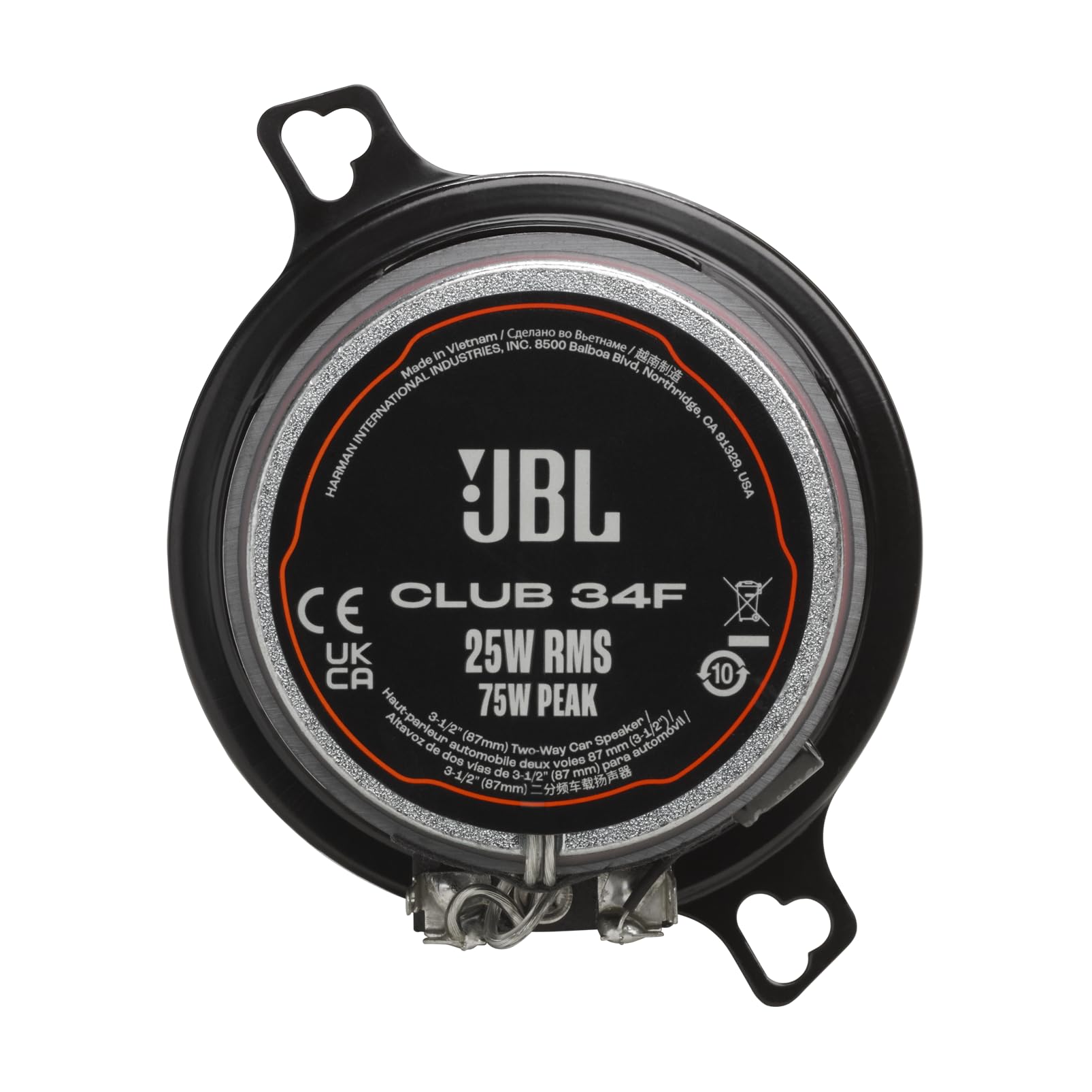 Foto 4 pulgar | Altavoz para Coche JBL Club 34F de 3,5 Pulgadas y 75 W de Potencia Máxima - Venta Internacional