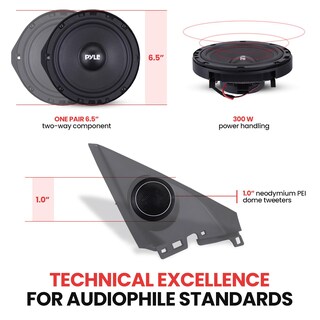 Foto 6 | Altavoces Coaxiales Pyle de 6.5" para Auto-Venta Internacional