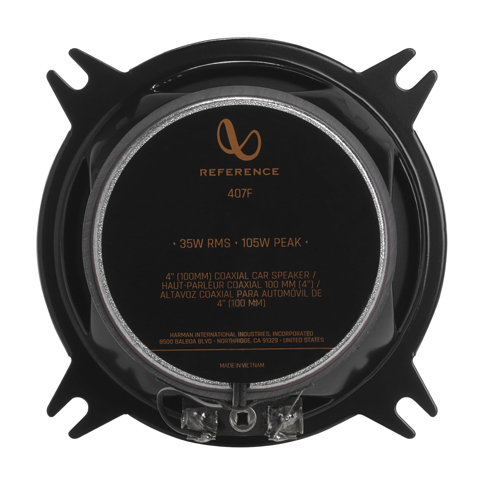 Foto 4 pulgar | Altavoz De Audio Para Coche Infinity Ref407f, 10 Cm, Bidireccional - Venta Internacional.