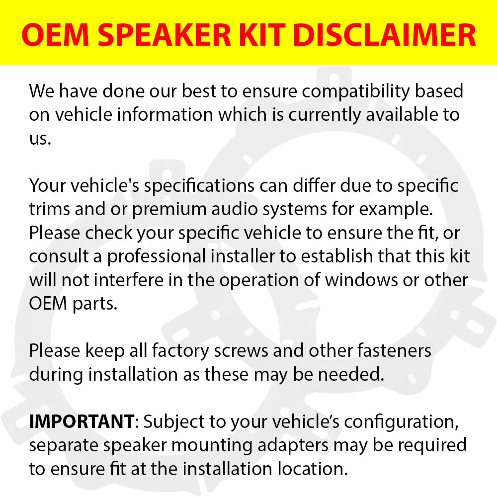 Foto 6 pulgar | Altavoz Kicker Serie Cs De 3.5 Pulgadas Para Chrysler 200 2015-2017 - Venta Internacional.