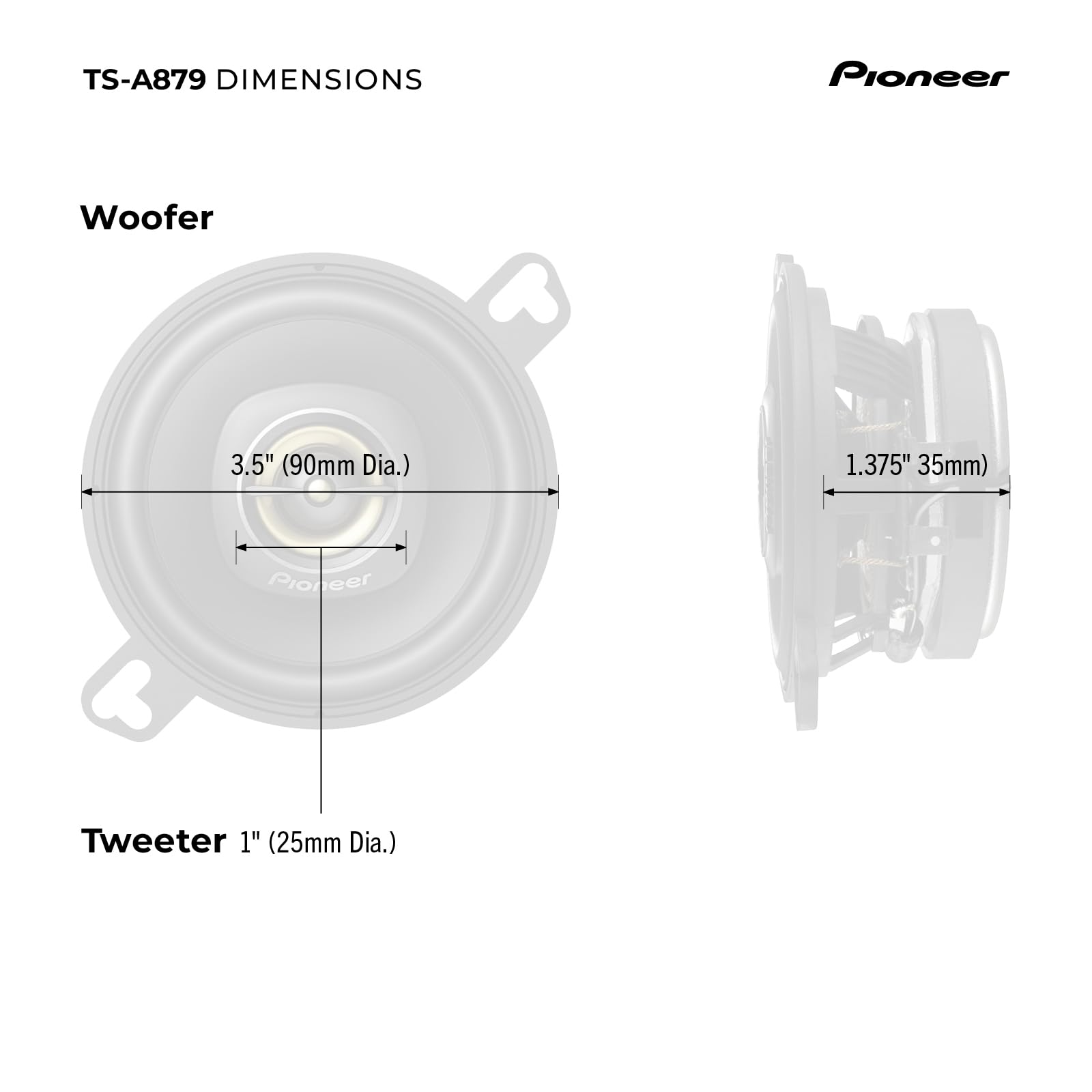 Foto 7 pulgar | Altavoces Pioneer Ts-a879 para Auto-Venta Internacional