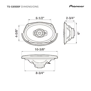 Foto 6 | Altavoces Pioneer Ts-g6930f para Auto-Venta Internacional