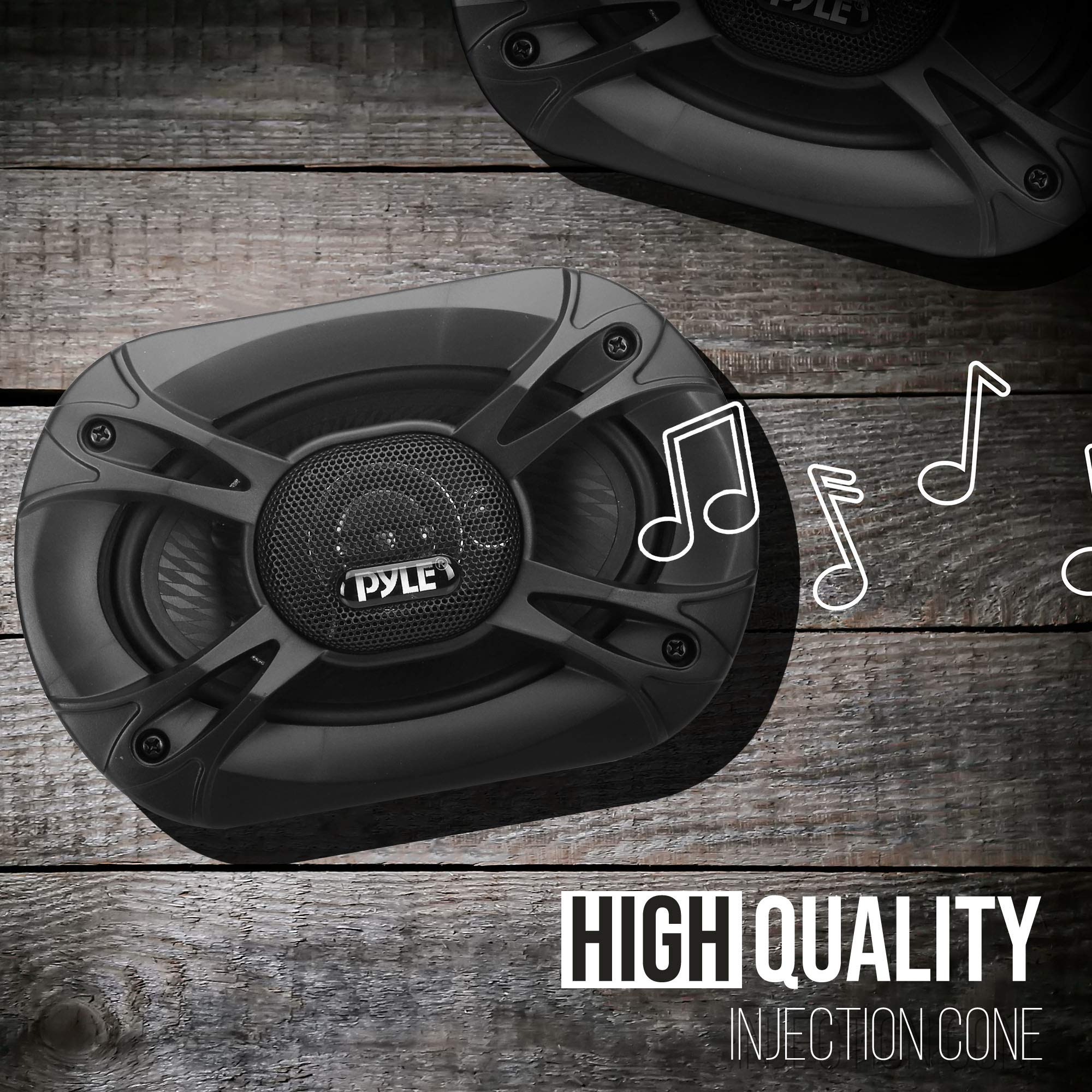 Foto 4 pulgar | Altavoces Estéreo Para Coche Pyle Pl6183bk, 400 W, 6 X 8, 3 Vías, Triaxiales - Venta Internacional.