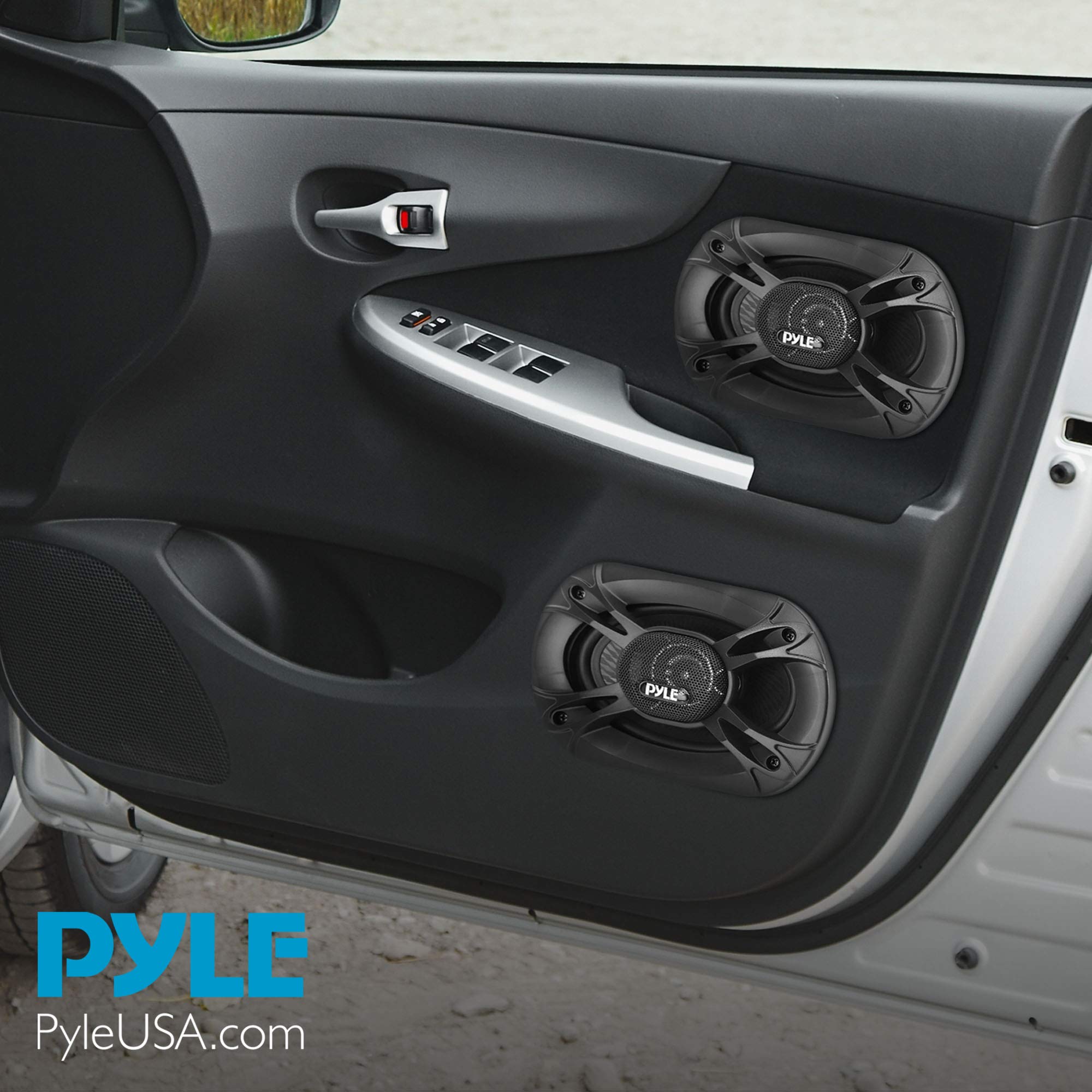 Foto 7 pulgar | Altavoces Estéreo Para Coche Pyle Pl6183bk, 400 W, 6 X 8, 3 Vías, Triaxiales - Venta Internacional.