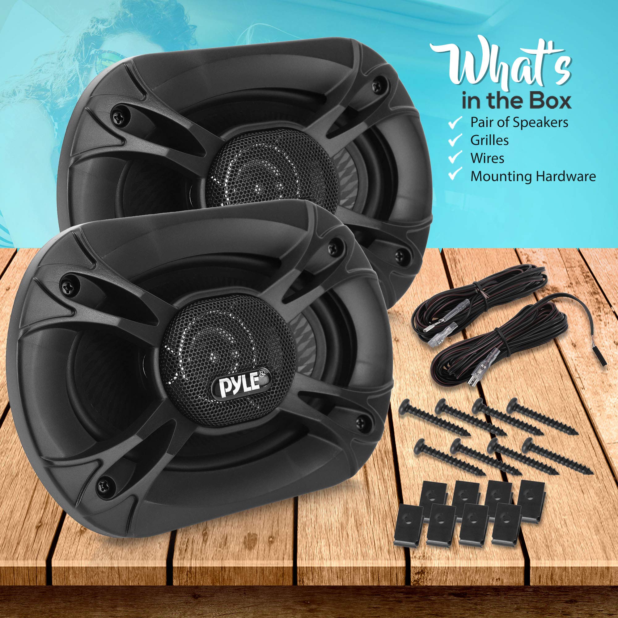 Foto 8 pulgar | Altavoces Estéreo Para Coche Pyle Pl6183bk, 400 W, 6 X 8, 3 Vías, Triaxiales - Venta Internacional.
