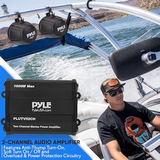 Foto 4 | Altavoces Marinos Pyle Plutv52ch 1000 W 13,3 Cm A Prueba De Agua Ip-x45 - Venta Internacional.