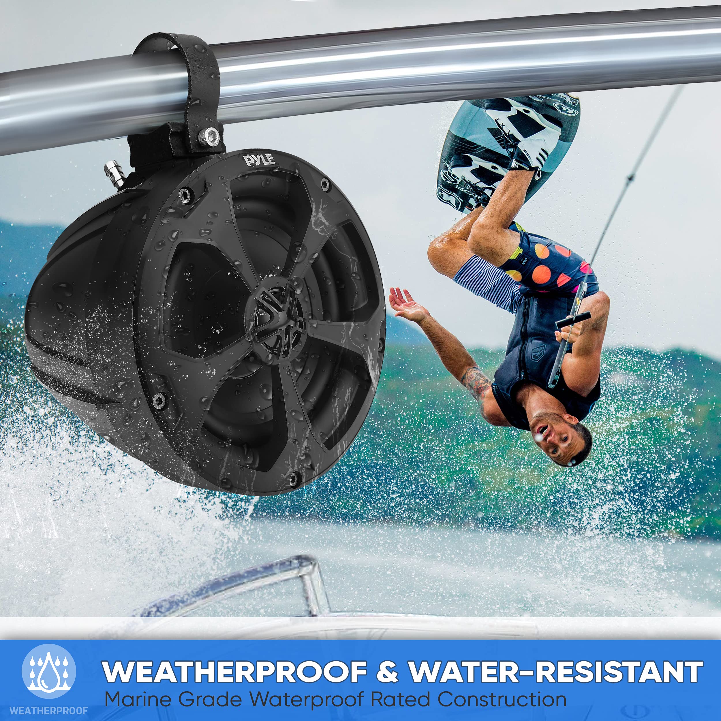 Foto 5 | Altavoces Marinos Pyle Plutv52ch 1000 W 13,3 Cm A Prueba De Agua Ip-x45 - Venta Internacional.