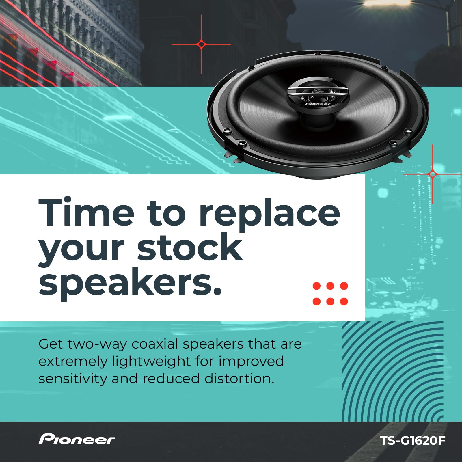 Foto 2 | Altavoces Pioneer Ts-g1620f para Auto-Venta Internacional