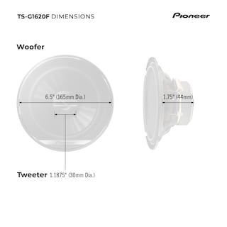 Foto 5 | Altavoces Pioneer Ts-g1620f para Auto-Venta Internacional