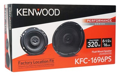 Foto 7 | Altavoces para Coche Kenwood KFC-1696PS 6.5 Pulgadas 320 W de Potencia Máxima 1 Par - Venta Internacional