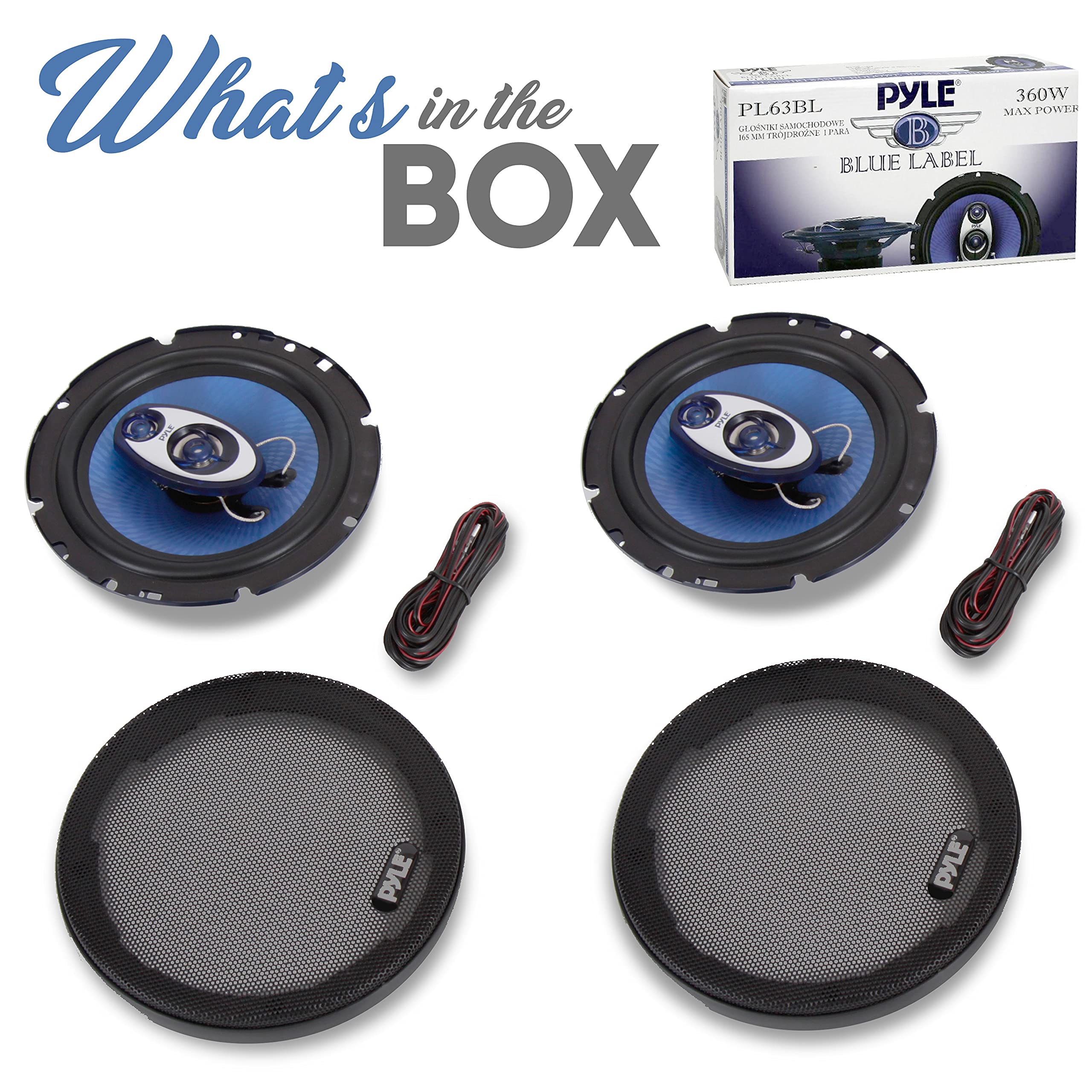 Foto 8 pulgar | Altavoz Pyle PL63BL de 6.5 Pulgadas 180 W Rms 360 W de Potencia 4 Ohmios Azul - Venta Internacional