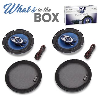 Foto 7 | Altavoz Pyle PL63BL de 6.5 Pulgadas 180 W Rms 360 W de Potencia 4 Ohmios Azul - Venta Internacional