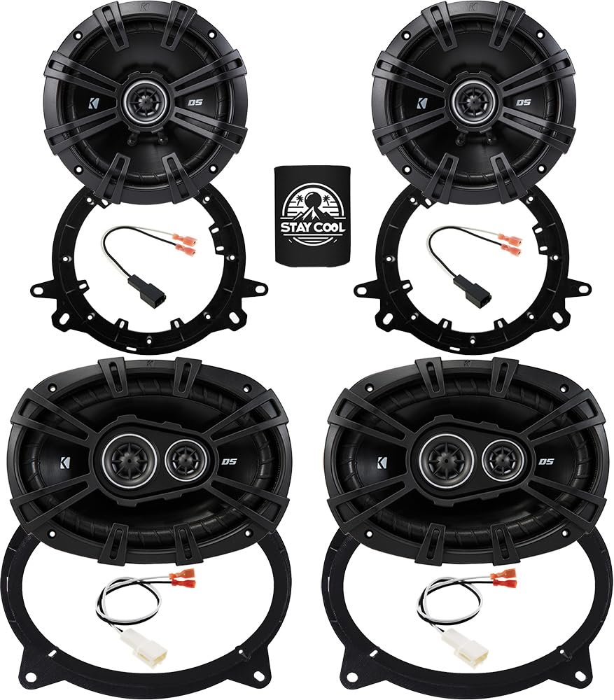Kit De Actualización De Altavoces Kicker Ds Series 6x9 Y 6.5 Pulgadas Para Toyota Tacoma 2019-2022 - Venta Internacion
