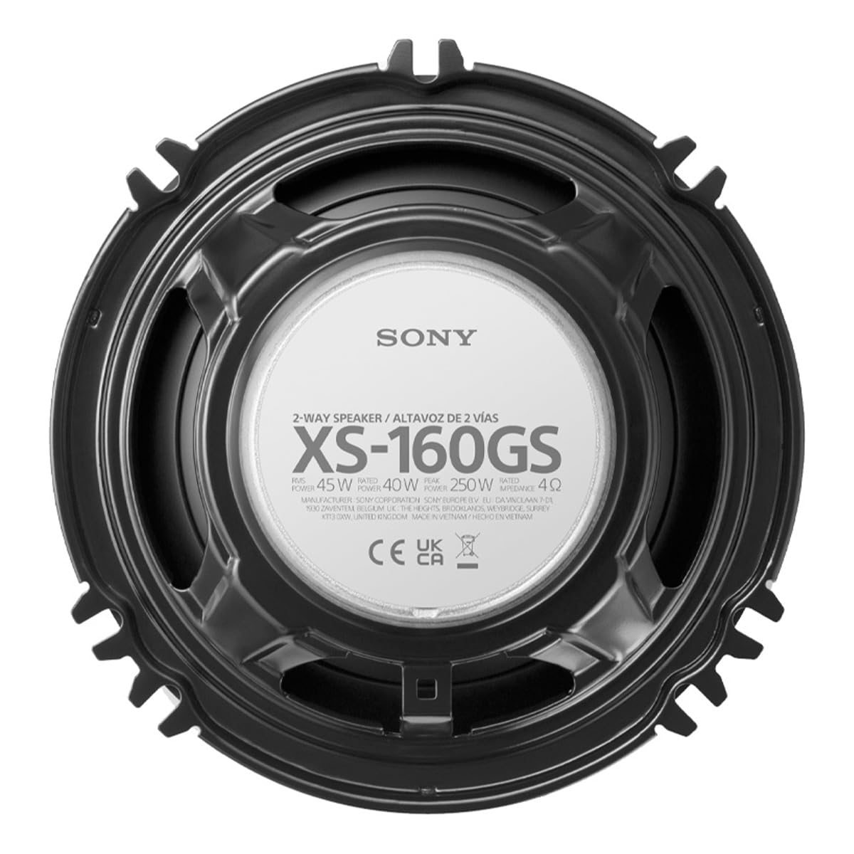 Foto 3 | Altavoces Coaxiales Sony Xs-160gs 6.5 45 W Rms/250 W Máx., Par - Venta Internacional.