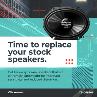 Foto 3 | Altavoz Para Coche Pioneer Ts-g6820s, Coaxial De 2 Vías, 6 X 8 Pulgadas, Negro - Venta Internacional.