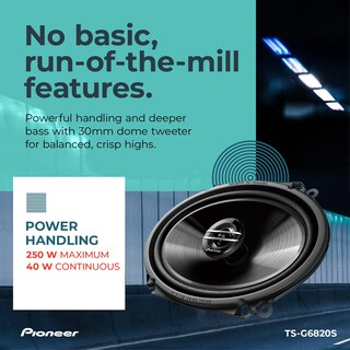 Foto 4 | Altavoz Para Coche Pioneer Ts-g6820s, Coaxial De 2 Vías, 6 X 8 Pulgadas, Negro - Venta Internacional.