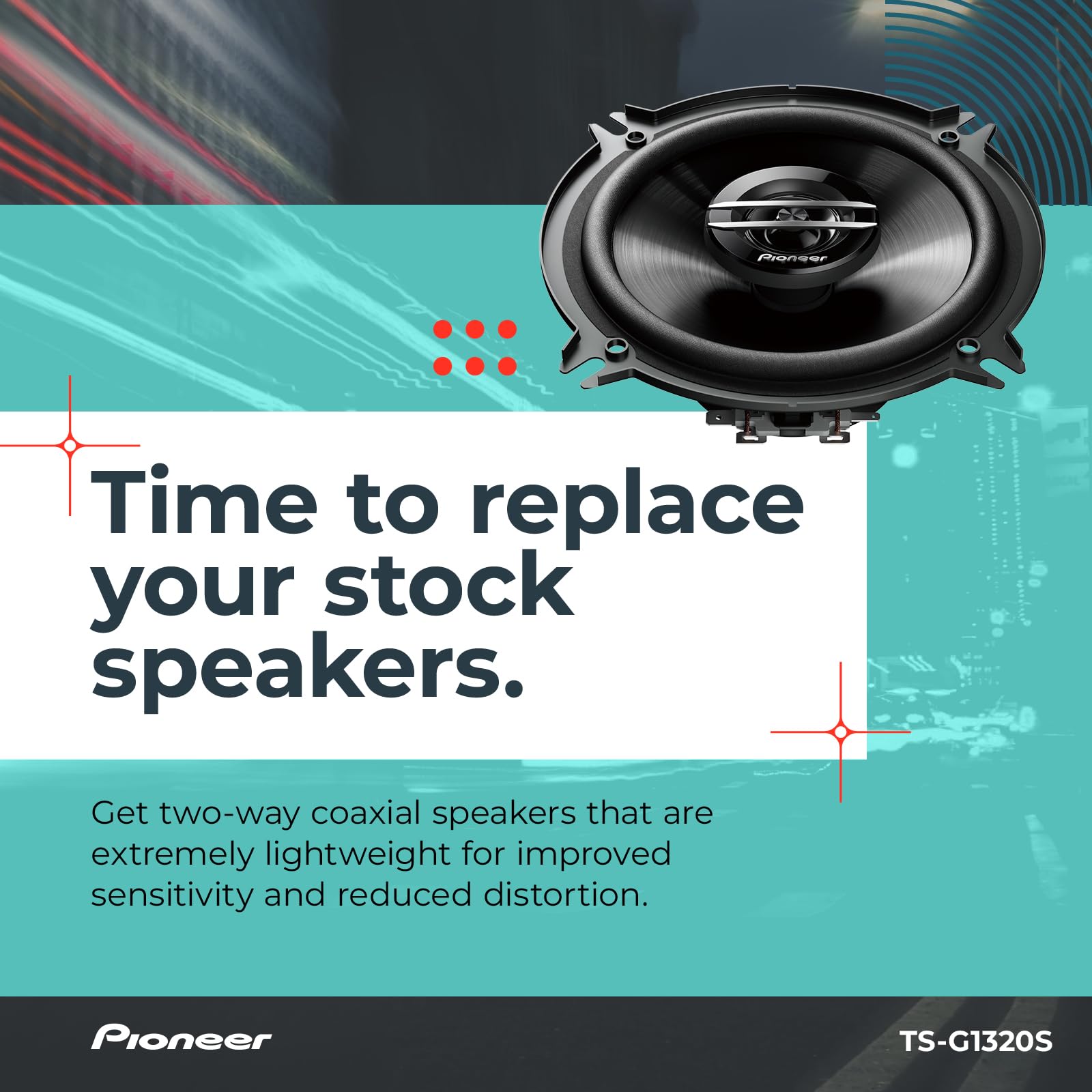 Foto 2 | Altavoces Para Coche Pioneer Ts-g1320s, 13 Cm, 2 Vías Y 35 W - Venta Internacional.