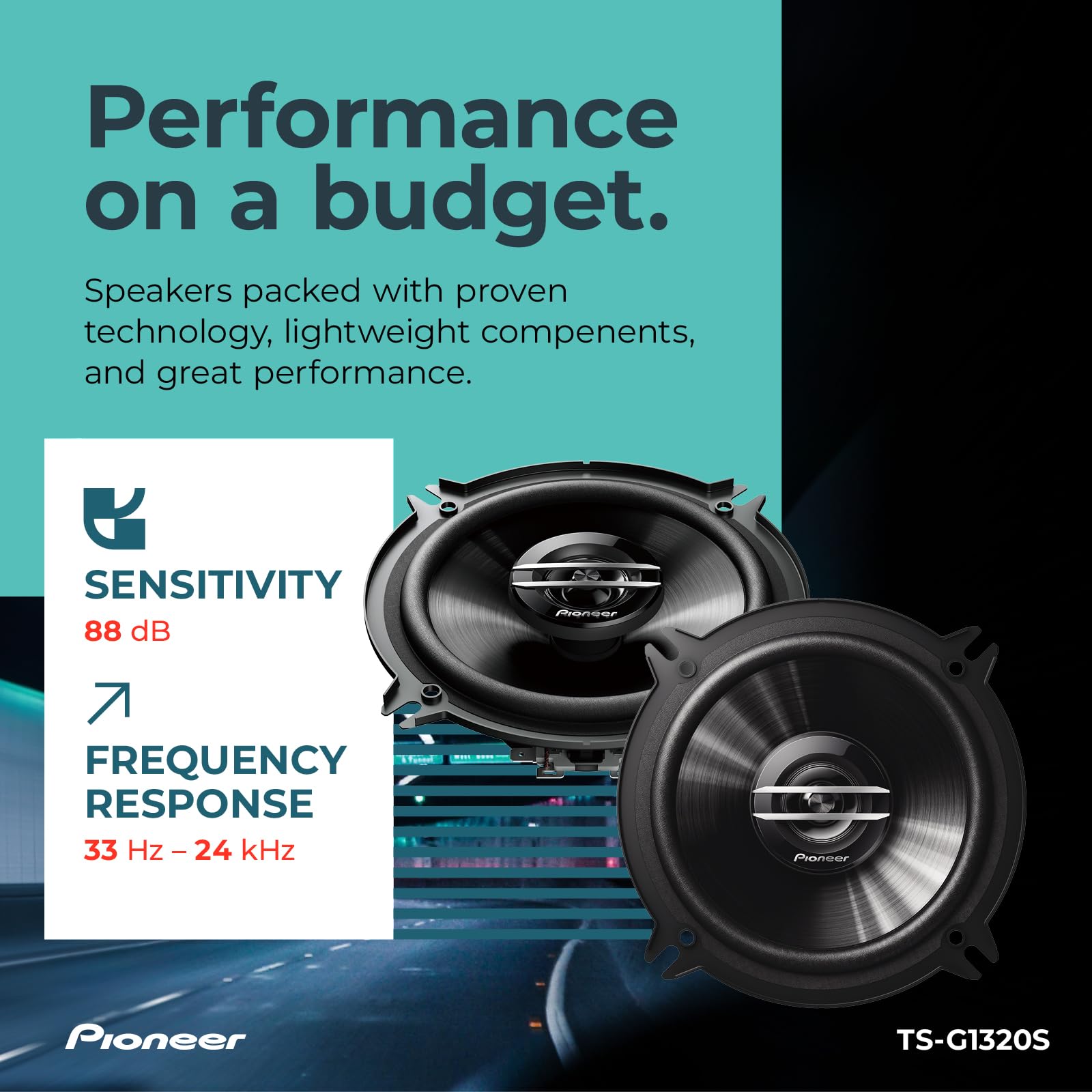 Foto 4 | Altavoces Para Coche Pioneer Ts-g1320s, 13 Cm, 2 Vías Y 35 W - Venta Internacional.